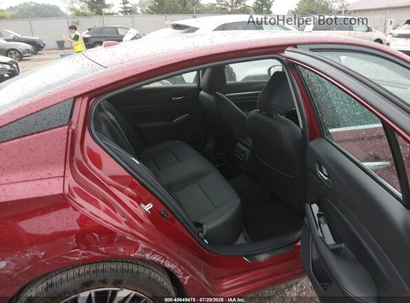 1N4BL4EW5RN425546 2024 NISSAN ALTIMA Burgundy Vista de la etiqueta del VIN