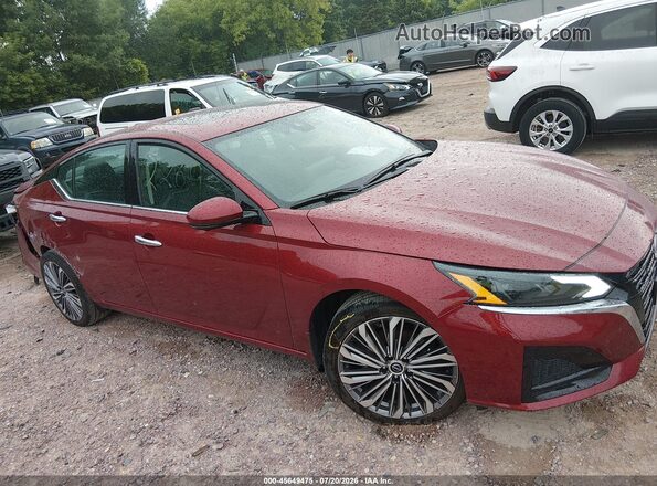 1N4BL4EW5RN425546 2024 NISSAN ALTIMA Burgundy Vista interior trasera