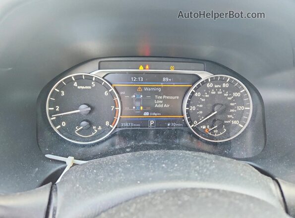 1N4BL4EW8LC124935 2020 NISSAN ALTIMA Black Widok zestawu wskaźników