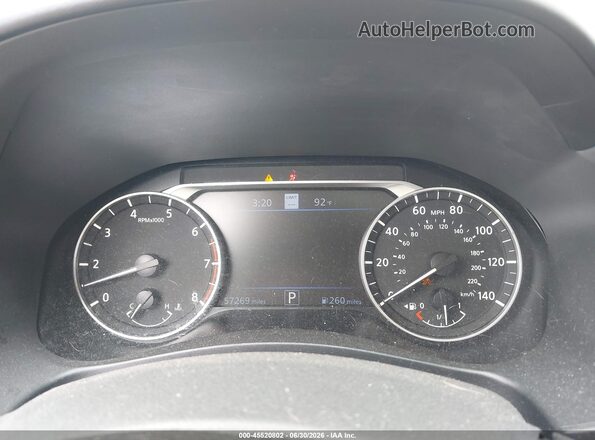 1N4BL4EWXMN422604 2021 NISSAN ALTIMA Silver უკანა სავარძლების ხედი
