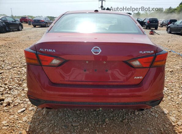 1N4BL4FW0KC185743 2019 NISSAN ALTIMA Красный Вид сзади