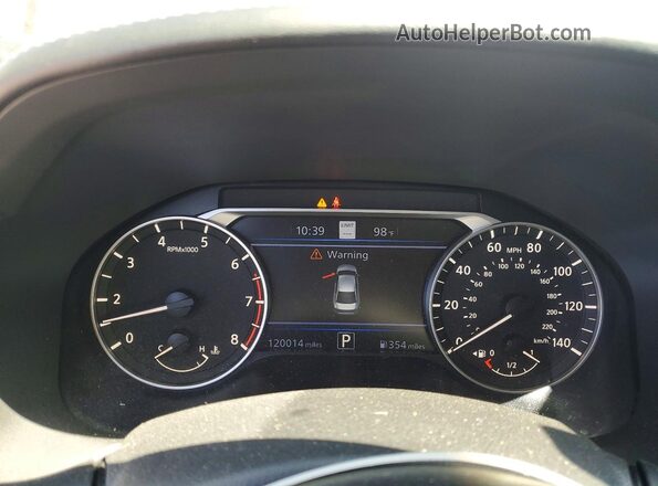 1N4BL4FW5MN380180 2021 NISSAN ALTIMA Black Vista del cuadro de instrumentos