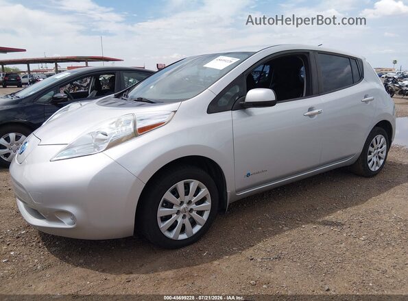1N4BZ0CP0HC306252 2017 NISSAN LEAF Silver Передня ліва чверть
