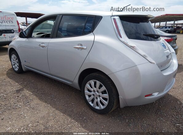 1N4BZ0CP0HC306252 2017 NISSAN LEAF Silver Задня ліва чверть