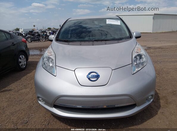 1N4BZ0CP0HC306252 2017 NISSAN LEAF Silver Вид спереду