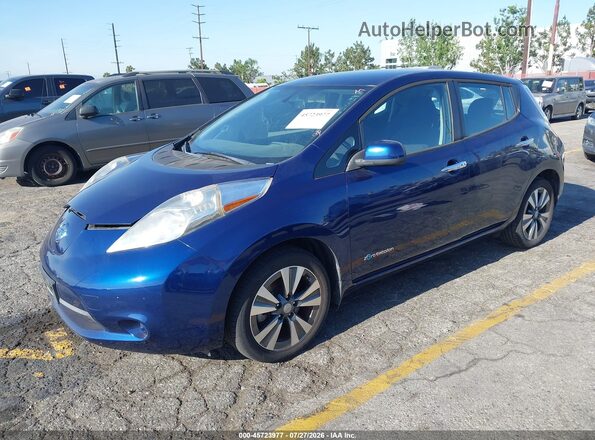 1N4BZ0CP3GC300346 2016 NISSAN LEAF Blue Przód lewy
