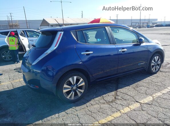 1N4BZ0CP3GC300346 2016 NISSAN LEAF Blue Tył prawy