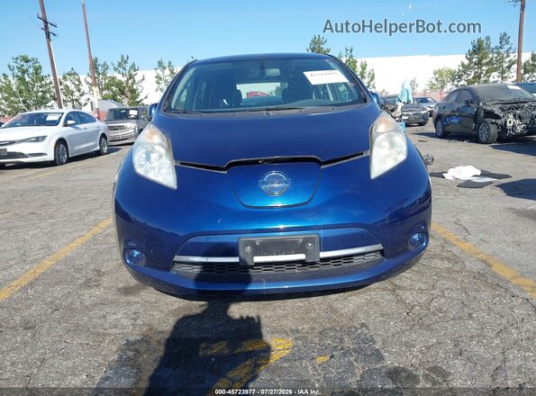 1N4BZ0CP3GC300346 2016 NISSAN LEAF Blue Widok z przodu