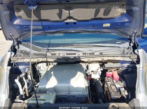 1N4BZ0CP3GC300346 2016 NISSAN LEAF Blue Widok z tyłu