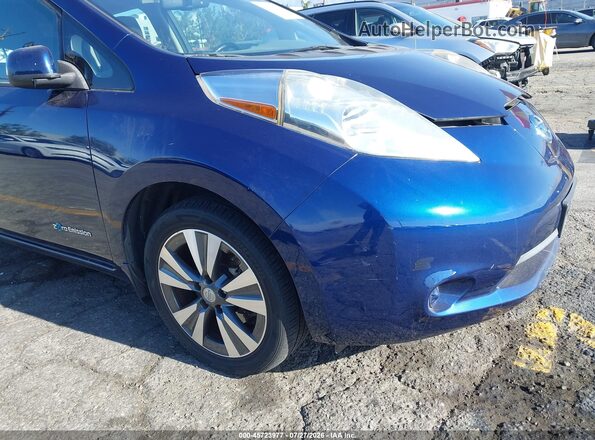 1N4BZ0CP3GC300346 2016 NISSAN LEAF Blue 