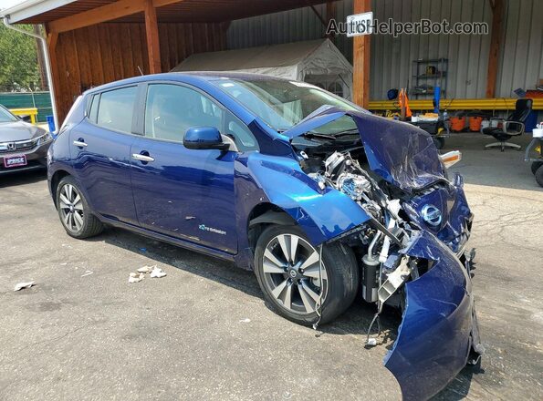 1N4BZ0CP3GC310116 2016 NISSAN LEAF Blue Delantero derecho