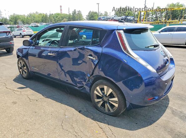 1N4BZ0CP3GC310116 2016 NISSAN LEAF Blue Trasero izquierdo