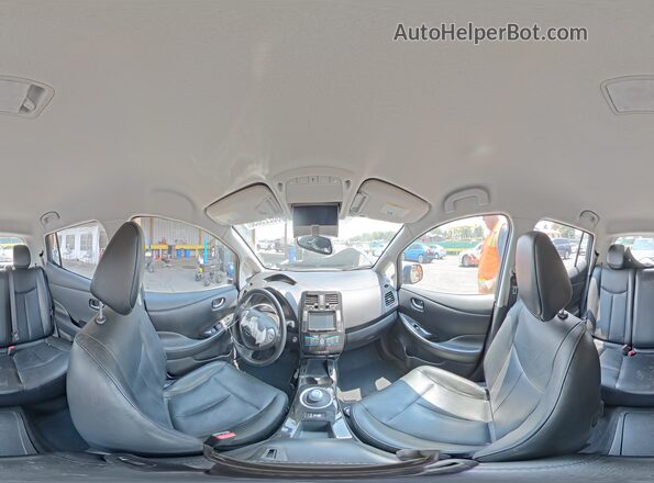 1N4BZ0CP3GC310116 2016 NISSAN LEAF Blue Vista de la etiqueta del VIN