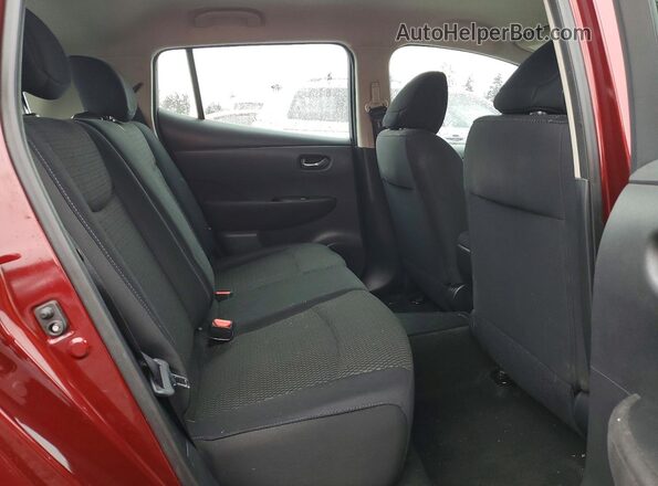 1N4BZ0CP3HC303250 2017 NISSAN LEAF Maroon Սալոնի հետևի տեսք