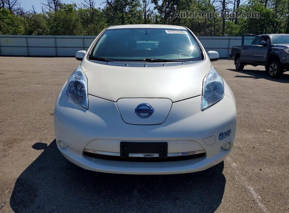 1N4BZ0CP3HC307833 2017 NISSAN LEF White Դիմացի տեսք