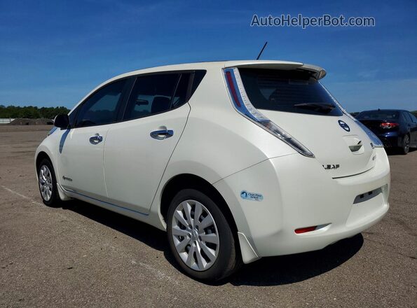 1N4BZ0CP3HC307833 2017 NISSAN LEF White Հետևի ձախ