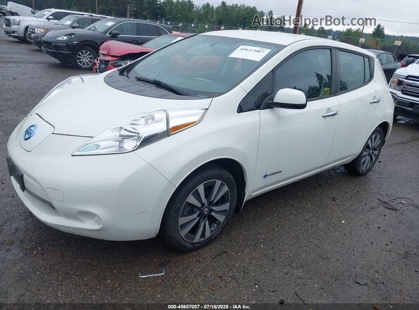 1N4BZ0CP4HC301474 2017 NISSAN LEAF White Front left