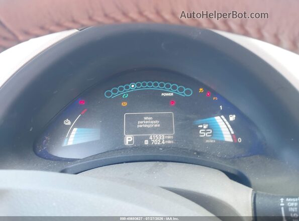 1N4BZ0CP6GC306190 2016 NISSAN LEAF Синий Вид задних сидений