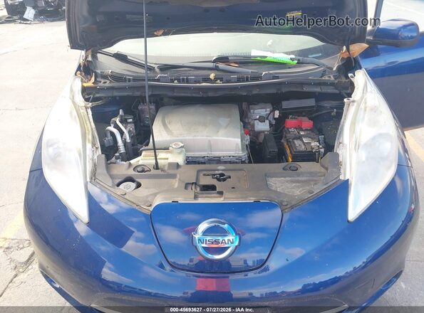 1N4BZ0CP6GC306190 2016 NISSAN LEAF Синий Вид сзади