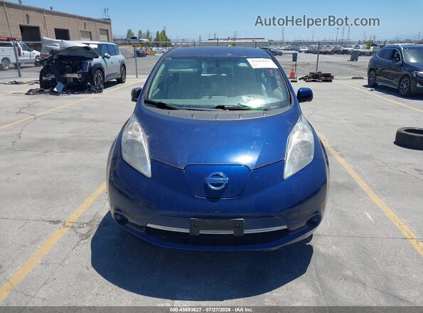 1N4BZ0CP6GC306190 2016 NISSAN LEAF Синий Вид панели приборов