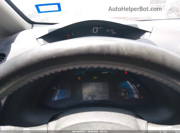 1N4BZ0CP6HC307440 2017 NISSAN LEAF Gray უკანა სავარძლების ხედი