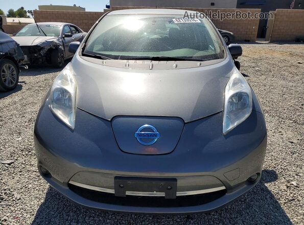 1N4BZ0CP6HC311259 2017 NISSAN LEAF Charcoal Вид спереду