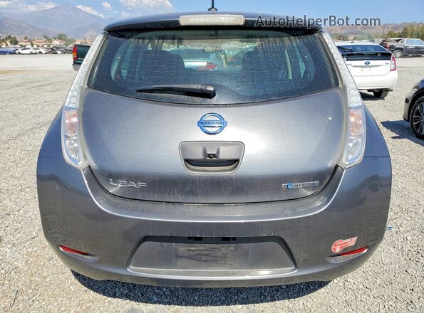 1N4BZ0CP6HC311259 2017 NISSAN LEAF Charcoal Вид ззаду