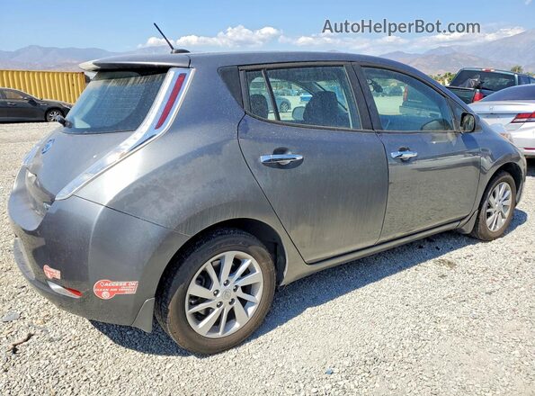 1N4BZ0CP6HC311259 2017 NISSAN LEAF Charcoal Задня права чверть