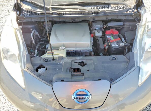 1N4BZ0CP6HC311259 2017 NISSAN LEAF Charcoal Вид задньої частини салону