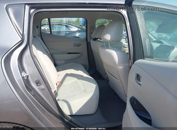 1N4BZ0CP7GC311673 2016 NISSAN LEAF Gray VIN sticker view