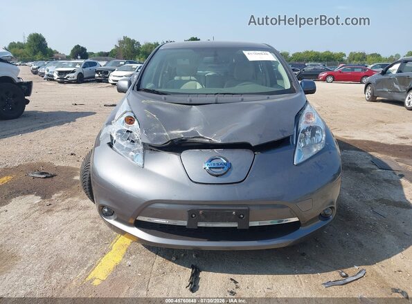 1N4BZ0CP7GC311673 2016 NISSAN LEAF Gray Instrument cluster view