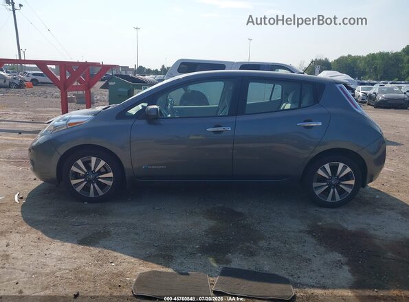1N4BZ0CP7GC311673 2016 NISSAN LEAF Gray 360 interior view