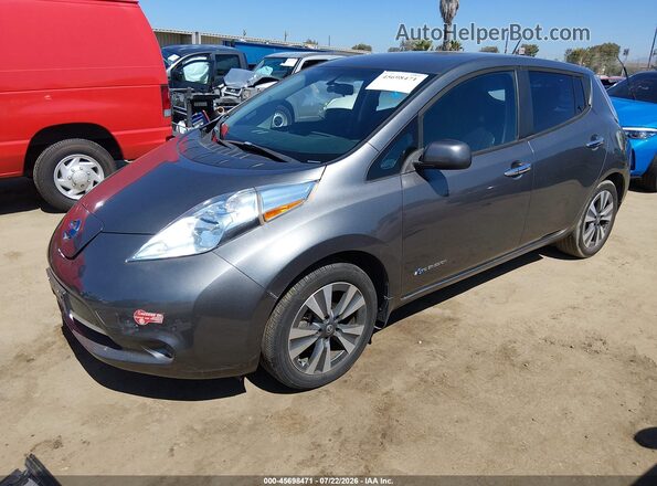 1N4BZ0CP8HC309707 2017 NISSAN LEAF Gray Передня ліва чверть