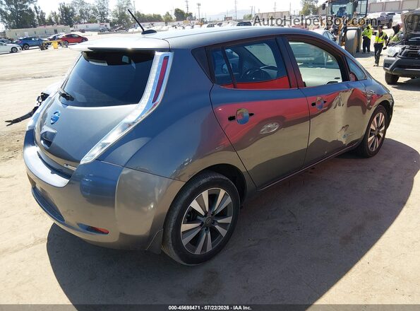 1N4BZ0CP8HC309707 2017 NISSAN LEAF Gray Задня права чверть