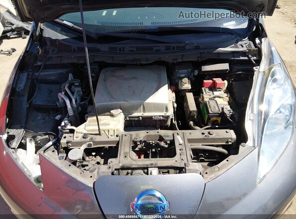 1N4BZ0CP8HC309707 2017 NISSAN LEAF Gray Вид ззаду