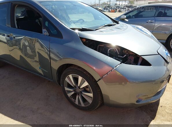 1N4BZ0CP8HC309707 2017 NISSAN LEAF Gray Вид спереду
