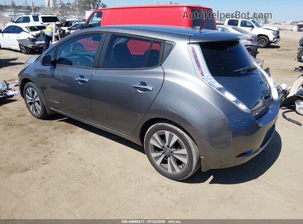 1N4BZ0CP8HC309707 2017 NISSAN LEAF Gray Задня ліва чверть