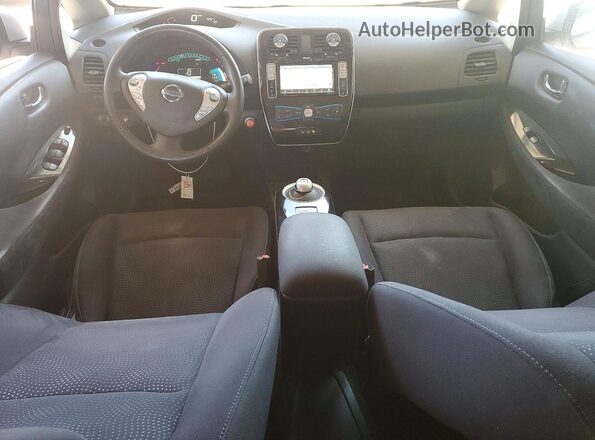 1N4BZ0CP9GC310718 2016 NISSAN LEAF Silver Widok deski rozdzielczej