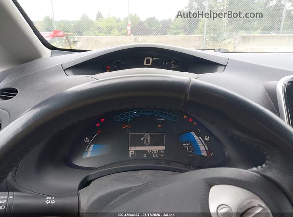 1N4BZ0CP9GC311187 2016 NISSAN LEAF White Հետևի նստատեղերի տեսք