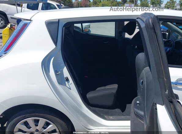 1N4BZ0CP9HC303236 2017 NISSAN LEAF White Widok naklejki z numerem VIN