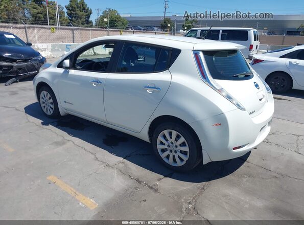 1N4BZ0CP9HC303236 2017 NISSAN LEAF White Tył lewy