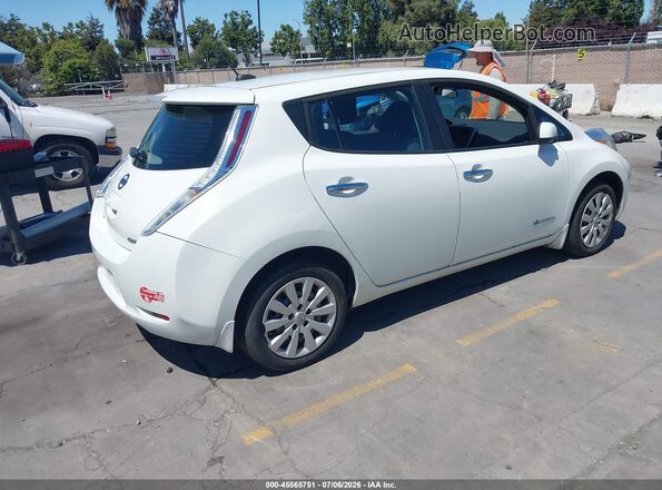 1N4BZ0CP9HC303236 2017 NISSAN LEAF White Tył prawy