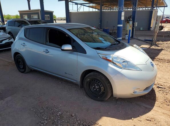 1N4BZ0CP9HC311269 2017 NISSAN LEAF Серебряный Передняя правая четверть