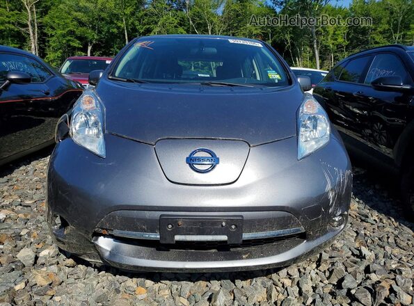 1N4BZ0CPXHC308042 2017 NISSAN LEAF Серый Вид спереди