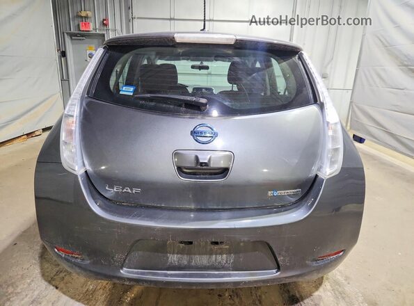 1N4BZ0CPXHC308042 2017 NISSAN LEAF Серый Вид сзади