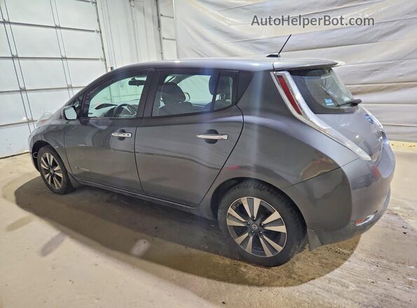 1N4BZ0CPXHC308042 2017 NISSAN LEAF Серый Задняя левая четверть