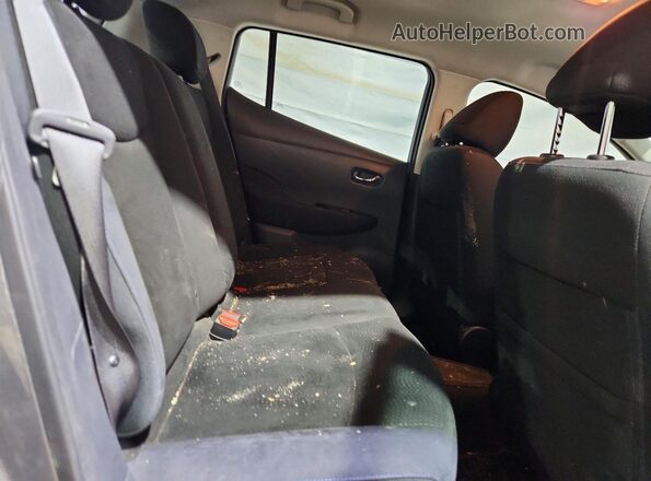 1N4BZ0CPXHC308042 2017 NISSAN LEAF Серый Вид задних сидений