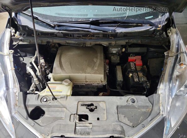 1N4BZ0CPXHC308042 2017 NISSAN LEAF Серый Вид задней части салона