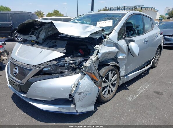 1N4BZ1BP0LC307238 2020 NISSAN LEAF Серебряный Передняя левая четверть