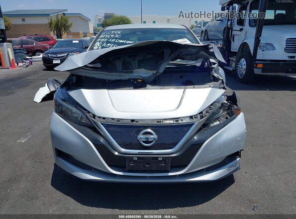 1N4BZ1BP0LC307238 2020 NISSAN LEAF Серебряный Вид задней части салона